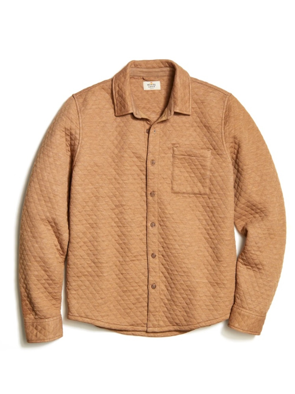 Marine Layer Custom Cut & Sew Corbet Quilted Overshirt - Picture 11 of 11
